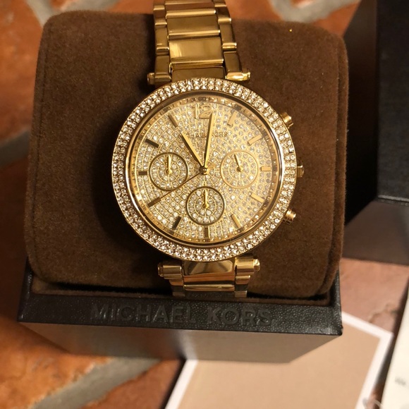 Michael Kors Rhinestone Face Watch - Picture 2 of 7